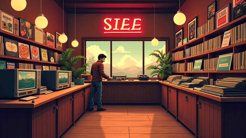 Webdesign für Vintage-Schallplattenladen