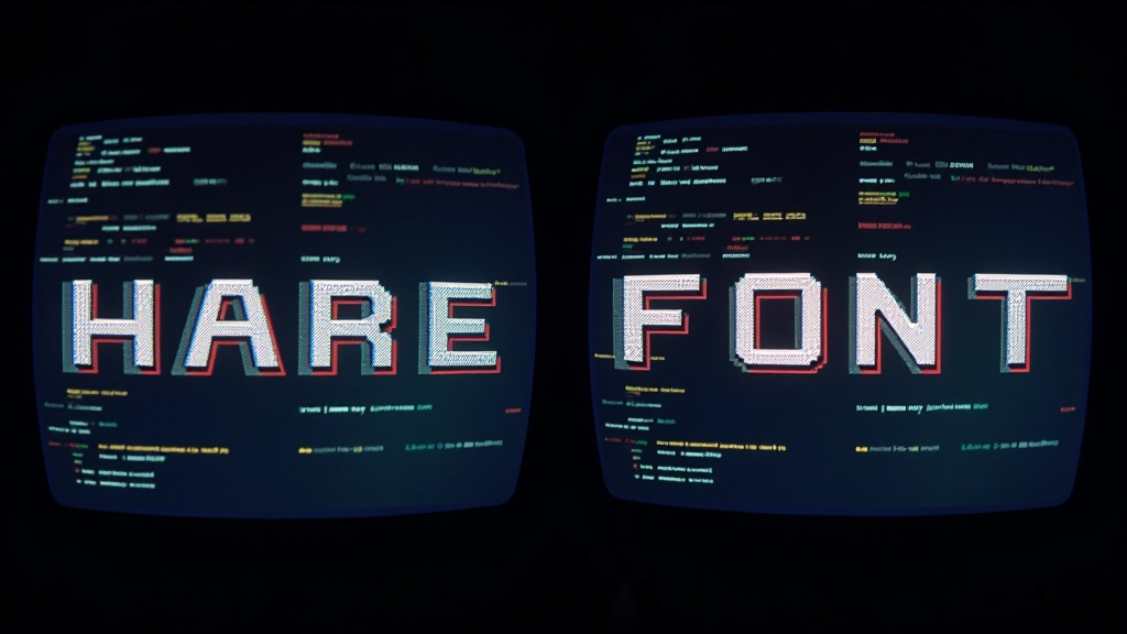 Vergleich zwischen modernen glatten Schriften und pixeliger Bitmap-Typografie nebeneinander